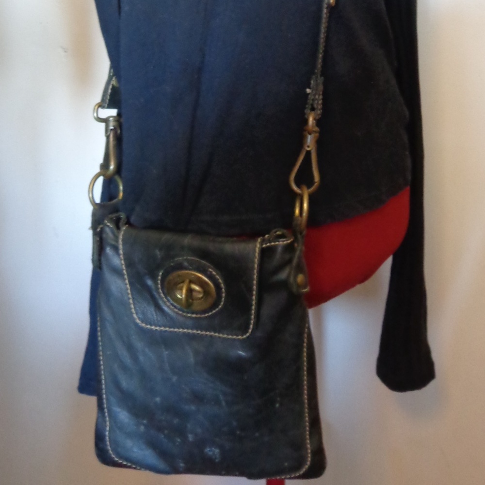 Francisco Biasia Leather Cross Body Purse